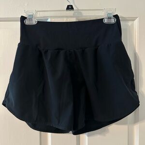 Women's Black Athletic Shorts